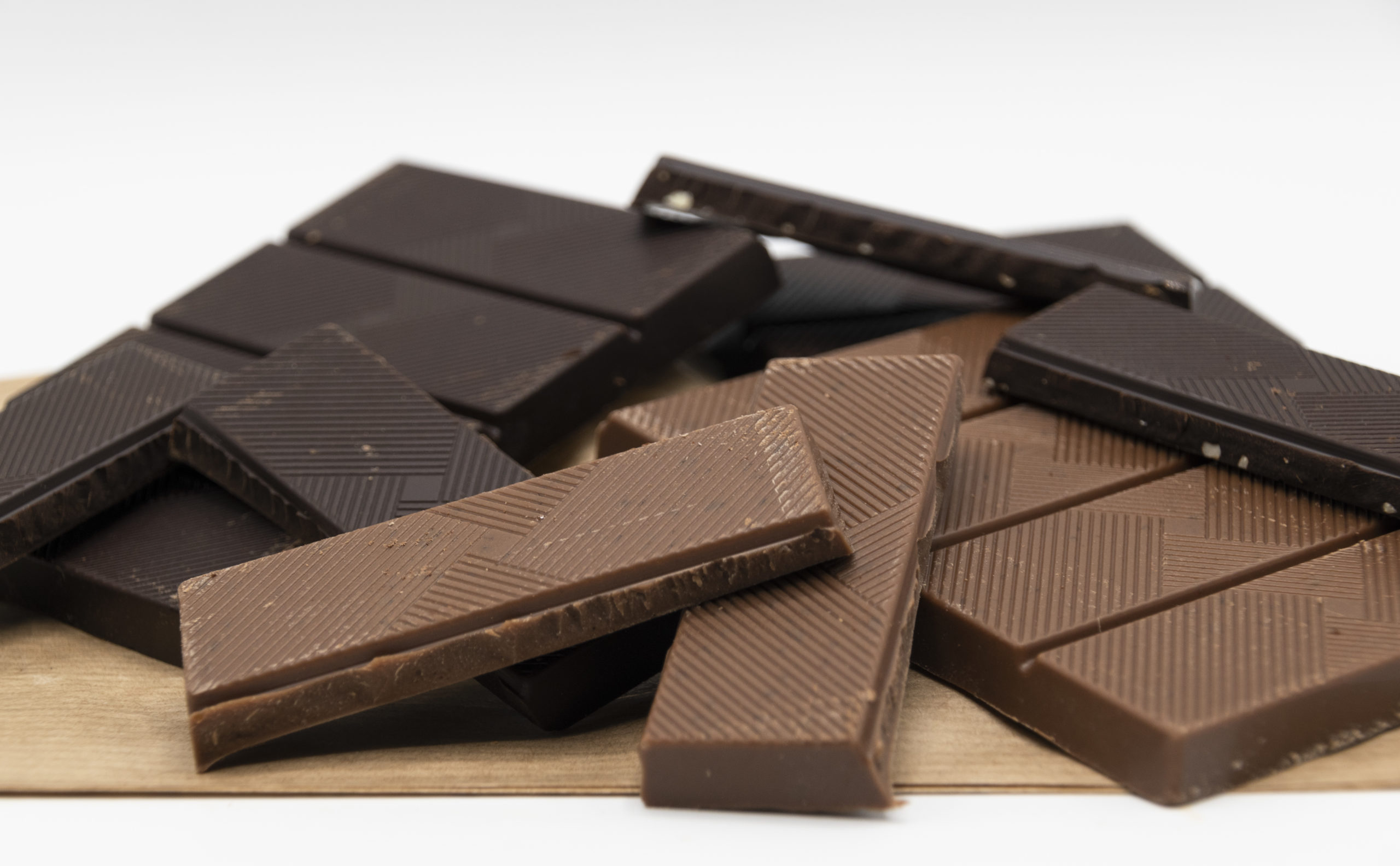 2 Tablettes de chocolat personnalisée sans sucre, vegan, bio et san